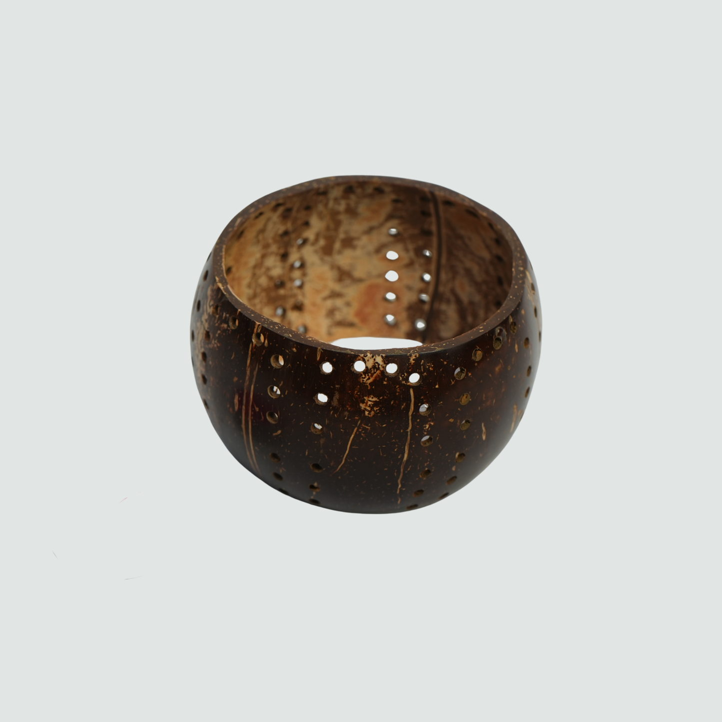Coconut Shell Candle Holder