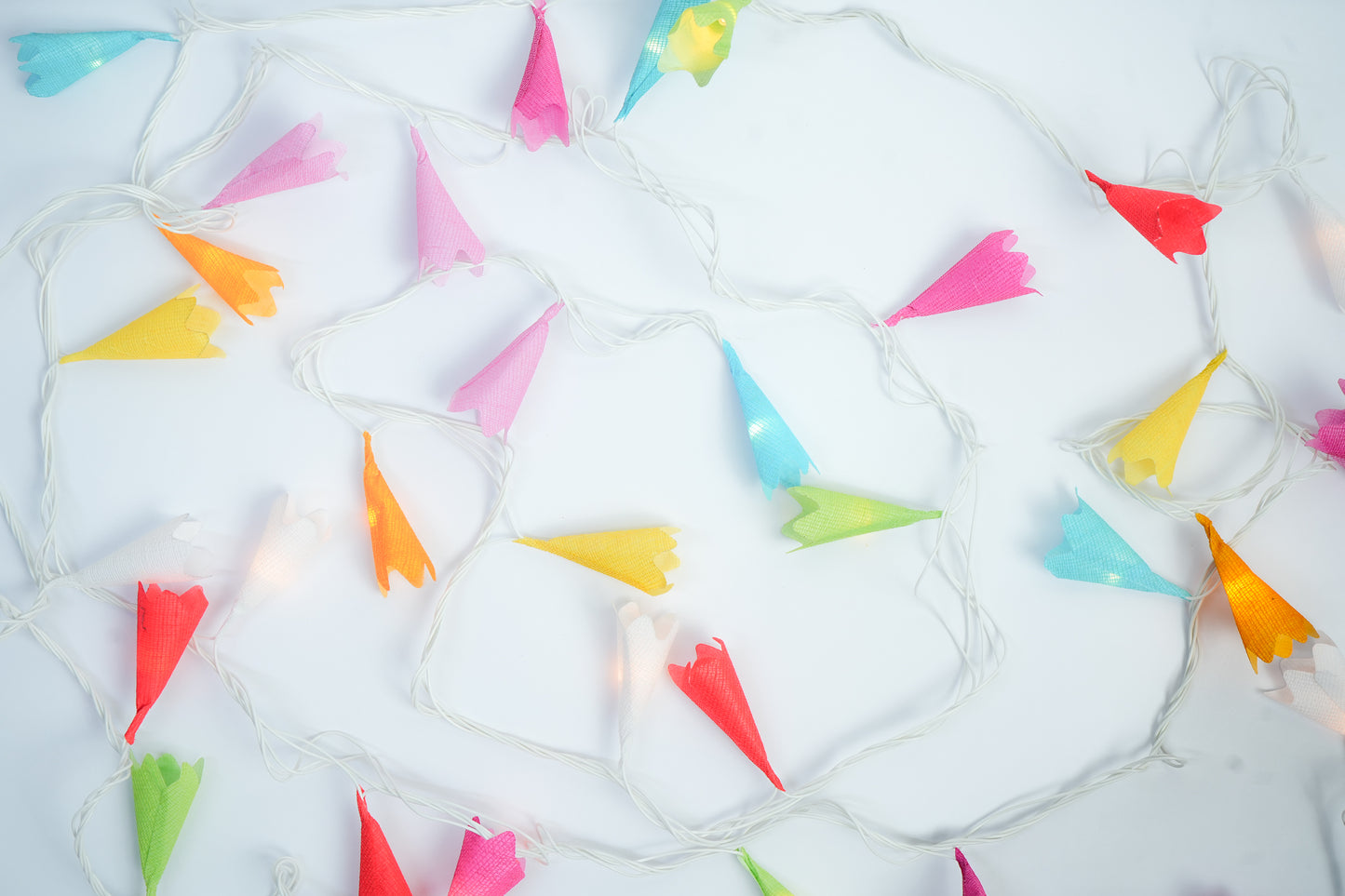 Paper Flower Fairy Lights
