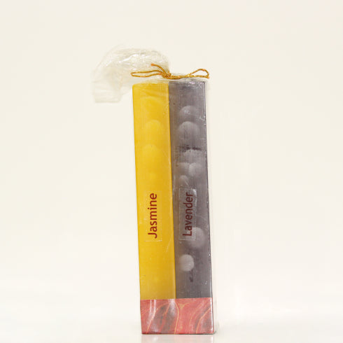 Scented candle - long (set of 2)