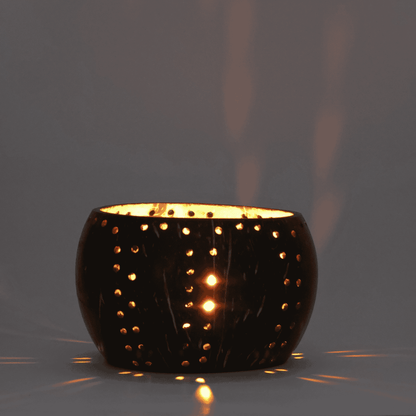 Leaf Dot Candle Shade