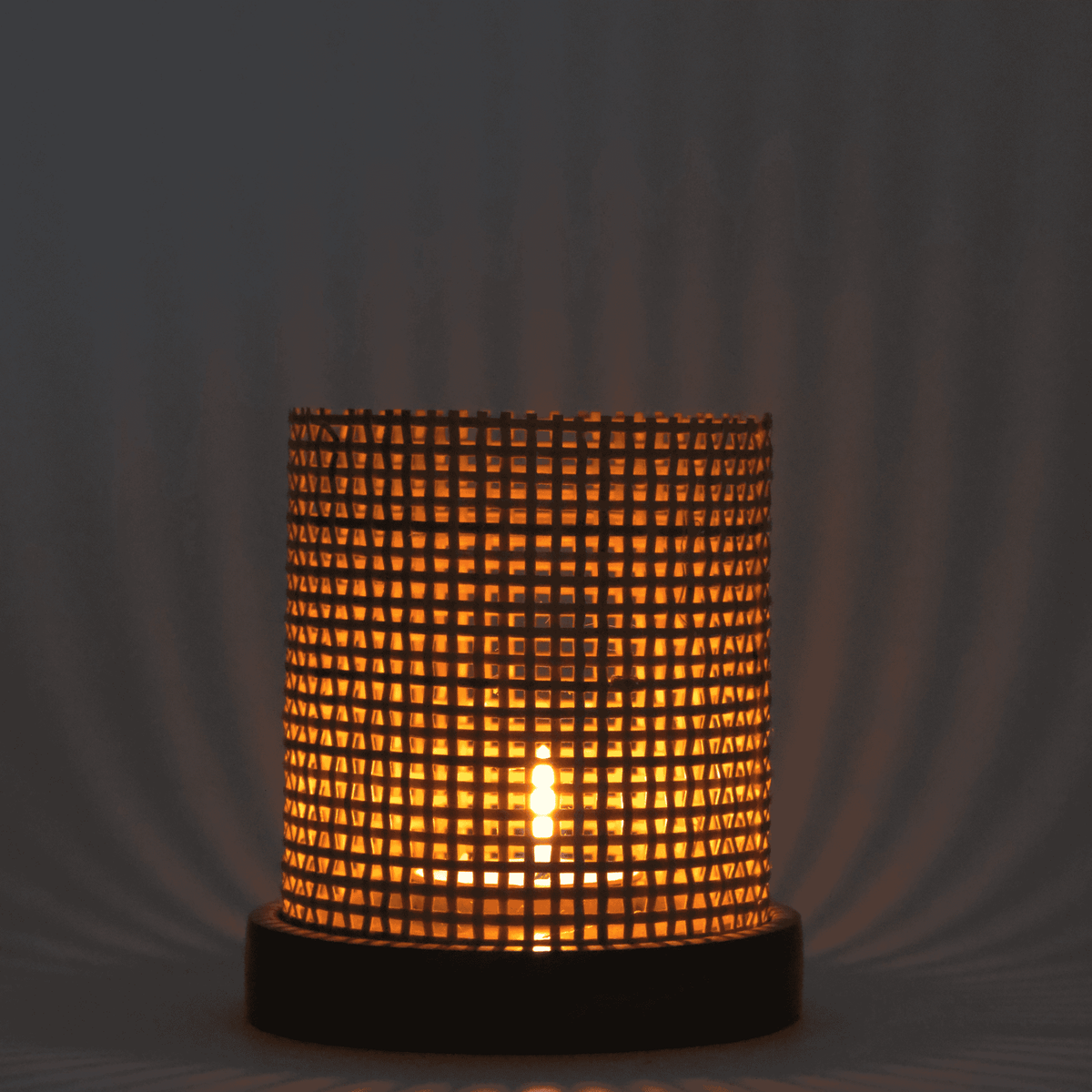 Cane Candle Shades