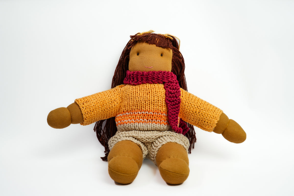 Knitted Dress Doll