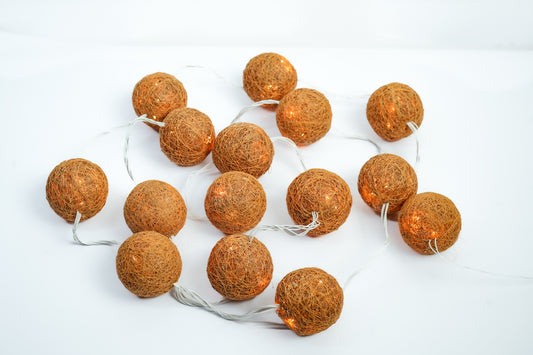 Coconut Fiber String Lights