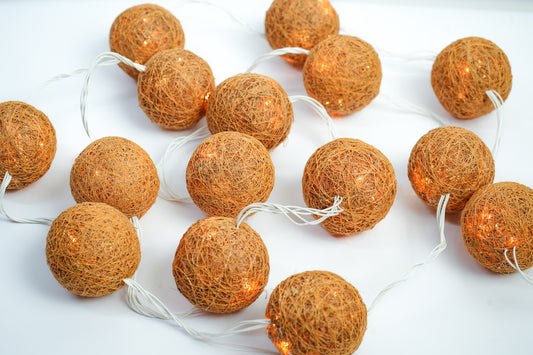 Coconut Fiber String Lights