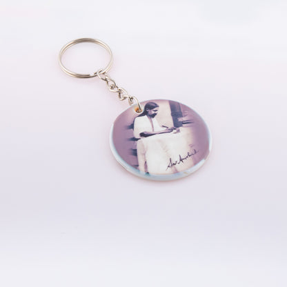 Mother and Aurobindo spiritual Keychains - plastic